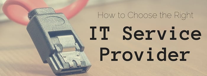 choosing business it services provider