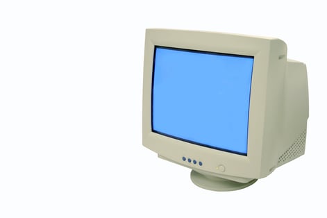 white old monitor
