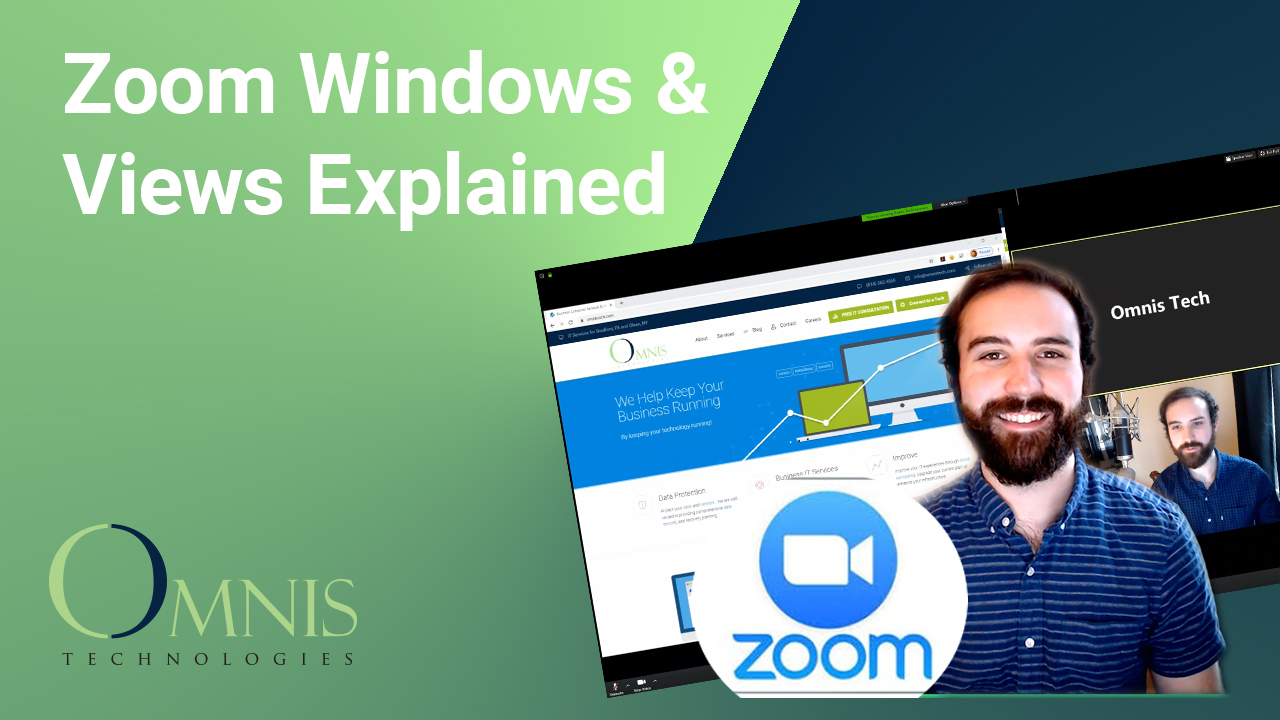 How to Change Zoom Views and Windows: Sharing Screens, Gallery View, and Side-by-side Mode - Omnis Technologies